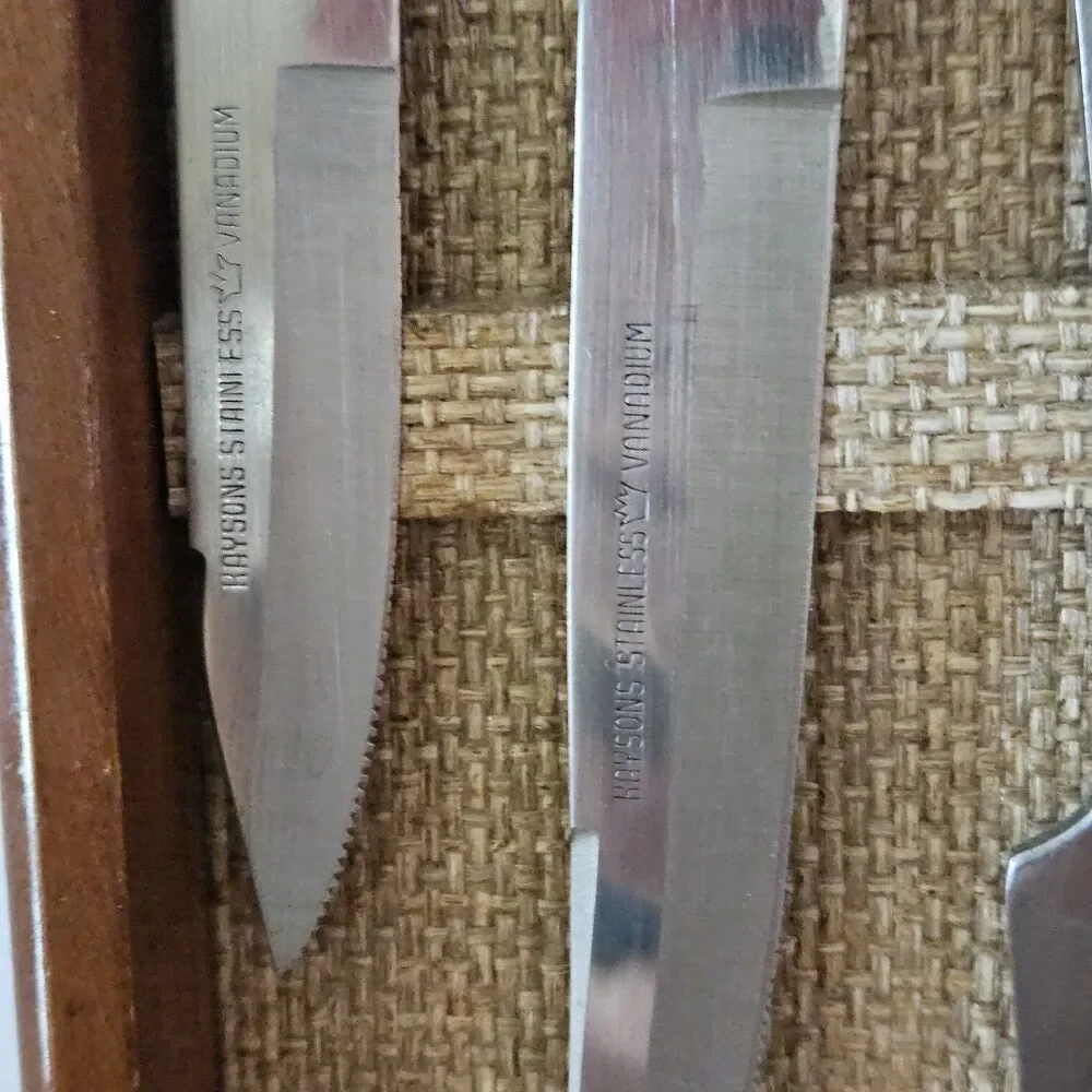 Vintage Royalton Hanging Knife Collection with Hanging Board w Magnetic Strip‎